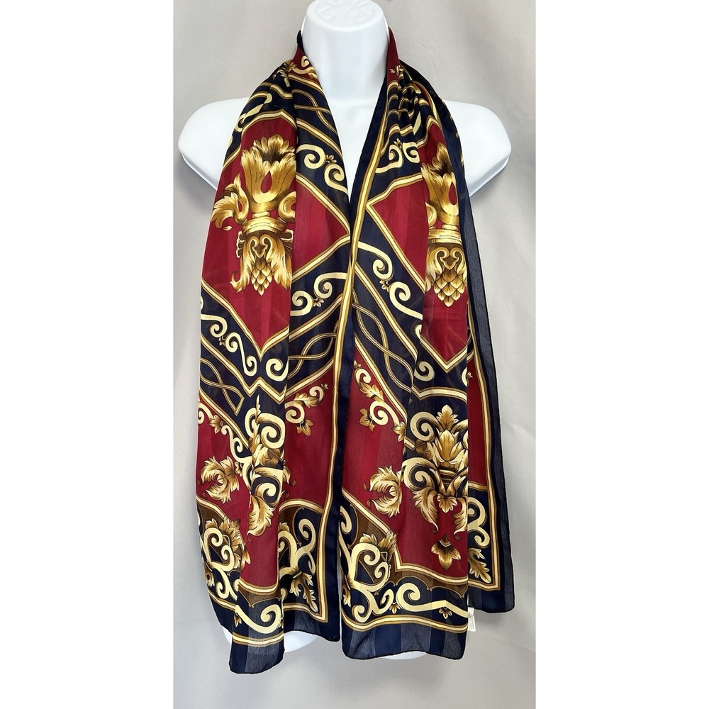 BASHA Scarf Polyester Made In Italy Multicolor Rectangle‎ Women's